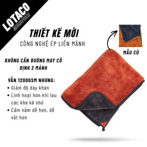 Khăn lau siêu dày công nghệ mới LOTACO