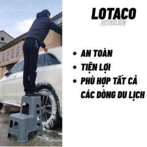 Ghế rửa xe 2 tầng nhựa PP