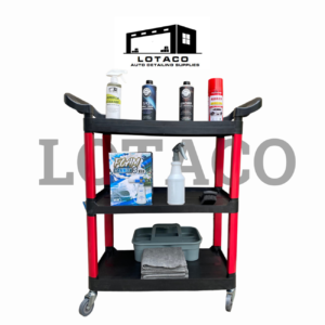 Xe đẩy dụng cụ 3 tầng nhựa PP