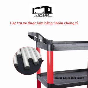 Xe đẩy nhựa trung tâm chăm sóc xe