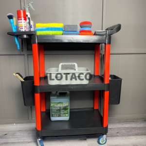 Xe đẩy dụng cụ rửa xe