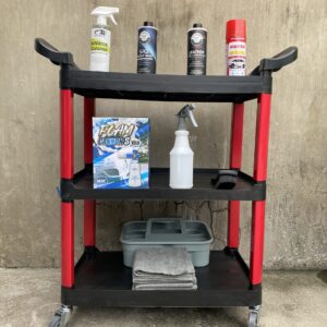 Xe đẩy dụng cụ 3 tầng cho garage