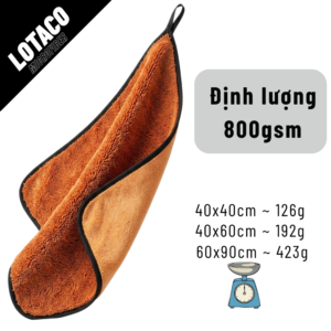 Khăn lau xe cao cấp LOTACO