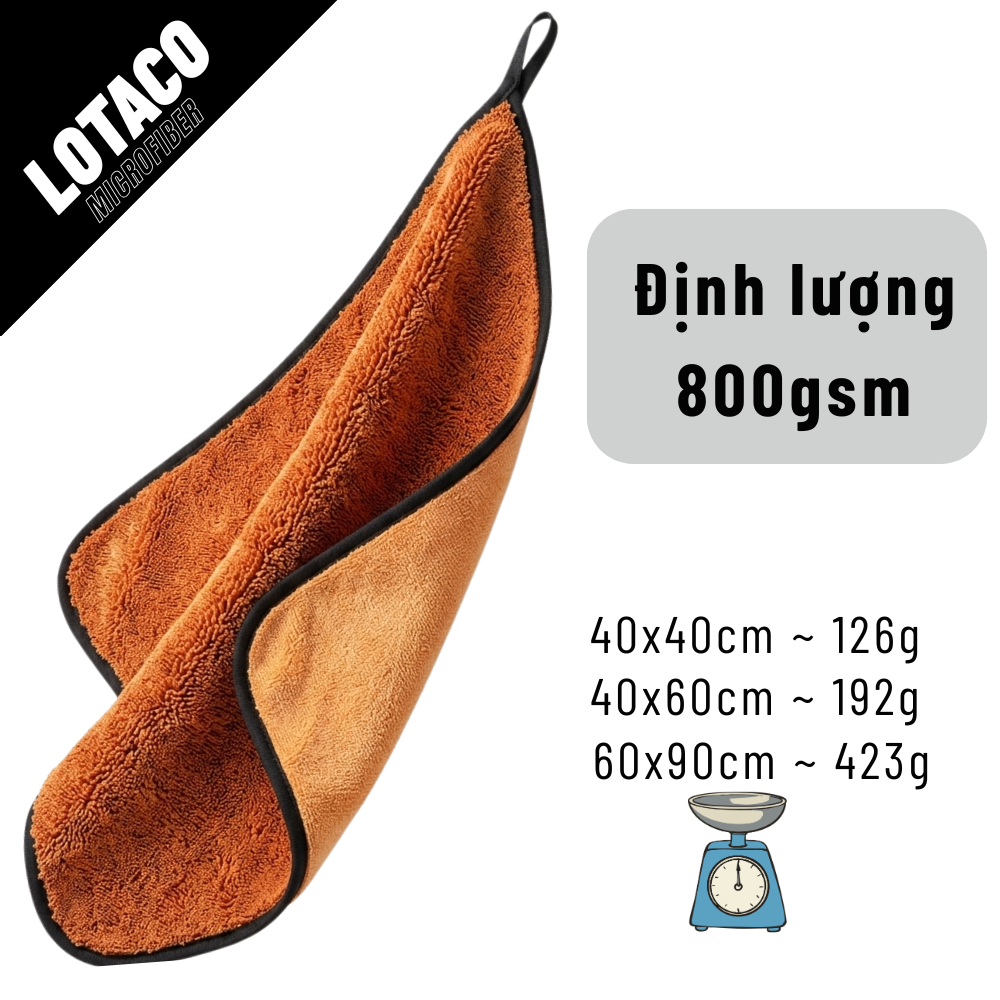 Khăn lau xe cao cấp LOTACO